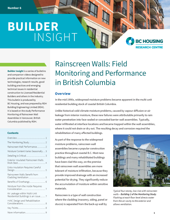 Builder Insight 06 - Rainscreen Walls